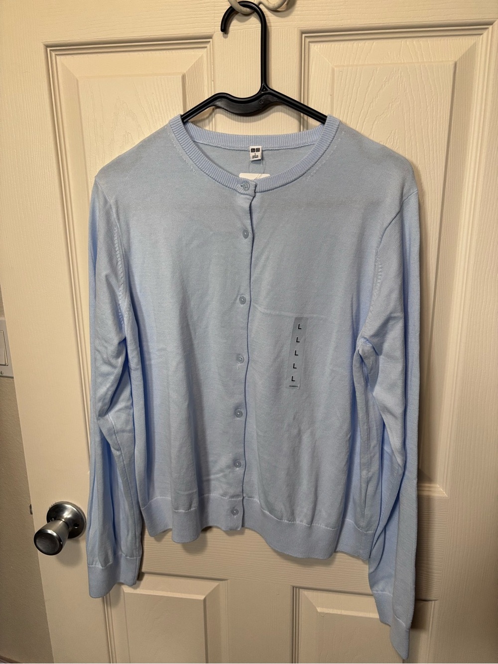 NWT Uniqlo Crew Neck Cardigan Size L - Picture 3 of 5